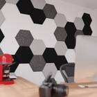 Placa Revestimento Ness Hexagonal 25mmx40cm Argento Trisoft