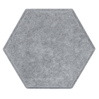 Placa Revestimento Ness Hexagonal 25mmx40cm Argento Trisoft