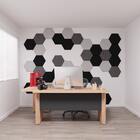 Placa Revestimento Ness Hexagonal 25mmx40cm Mescla Trisoft