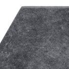 Placa Revestimento Ness Hexagonal 25mmx40cm Preta Trisoft