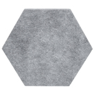 Placa Revestimento Ness Hexagonal 50mmx40cm Argento Trisoft