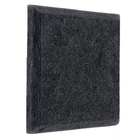 Placa Revestimento Ness Quadrado 50mmx60cm Preta Trisoft