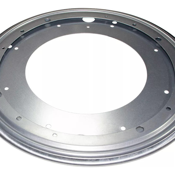 Placa Rodízio Para Prato Giratório Em Aço Zincado 305mm