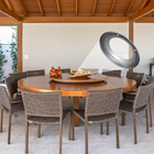 Placa Rodízio Para Prato Giratório Em Aço Zincado 305mm