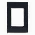 Placa sem suporte 4x2 3Módulos Acrílico Preto Delta mondo Acrylic Siemens