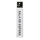 Placa "Sala Espera" Plástico 5x25cm