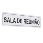 Placa "Sala Reunião" Plástico 5x25cm