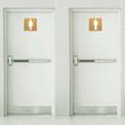 Placa Sanitário Banheiro Masculino Feminino Decorativo Em Mdf