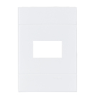 Placa sem Suporte 1Módulo 4x2 Branco Prime Lunare Schneider