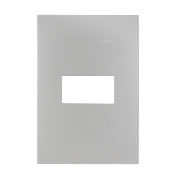 Placa sem Suporte 4x2 1 Módulo(s) Alumínio S35 Simon