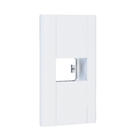 Placa sem Suporte 4x2 1Módulo Branco Modulare Fame