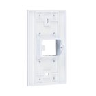 Placa sem Suporte 4x2 1Módulo Branco Modulare Fame