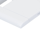 Placa sem Suporte 4x2 1Módulo Branco Modulare Fame