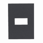 Placa sem Suporte 4x2 1Módulo Grafite Arteor Pial Legrand