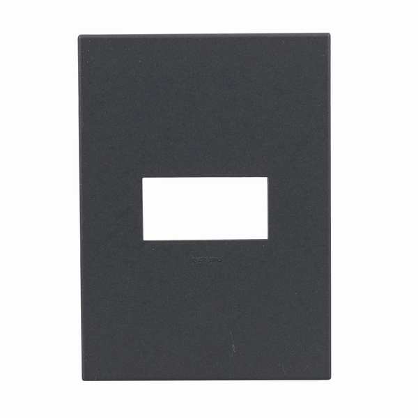 Placa sem Suporte 4x2 1Módulo Grafite Arteor Pial Legrand