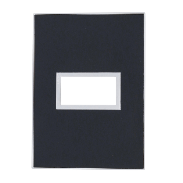 Placa sem Suporte 4x2 1Módulo Mirror Black Arteor Pial Legrand