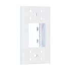 Placa sem Suporte 4x2 2Módulos Branco Modulare Fame