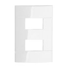Placa sem Suporte 4x2 2Módulos Branco Prime Decor Schneider