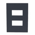 Placa sem Suporte 4x2 2Módulos Grafite Arteor Pial Legrand