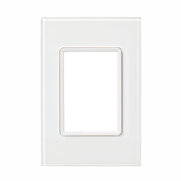 Placa sem suporte 4X2 Acrílico Transparente Delta mondo Acrylic Siemens