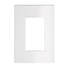 Placa sem Suporte 4x2 Branco Lunare Schneider