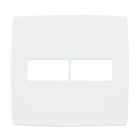 Placa sem Suporte 4x4 2Módulos Branco Pial Plus Pial Legrand