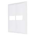 Placa sem Suporte 4x4 3Módulos Branco Brava! Iriel