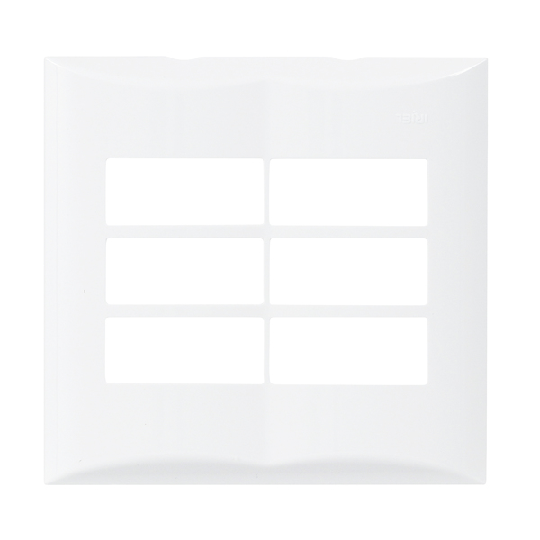 Placa sem Suporte 4x4 6Módulos Branco Brava! Iriel