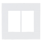 Placa sem Suporte 4x4 6Módulos Branco Prime Lunare Schneider