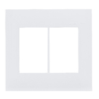 Placa sem Suporte 4x4 6Módulos Branco S35 Simon