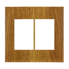 Placa sem Suporte 4x4 6Módulos Carvalho S35 Simon