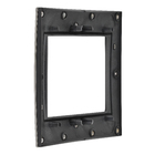 Placa sem Suporte 4x4 6Módulos Cromado Única Top Schneider