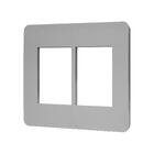 Placa sem Suporte 4X4 Cinza Matix Go Bticino