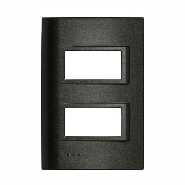 Placa sem suporte Separado 4X2 Vivace Carbono Siemens