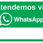 Placa Sinalização Aviso Atendemos Via Whatsapp Tamanho 20x30cm