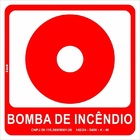 Placa Sinalização Bomba De Incêndio Fotoluminescente E3 Taman