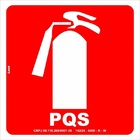 Placa Sinalização Extintor De Incêndio Pó Químico Seco Fotolu