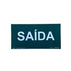 Placa Sinalização Pvc Fotoluminescente Saída