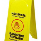 Placa Sinalizadora Banheiro Fechado