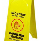 Placa Sinalizadora Banheiro Fechado