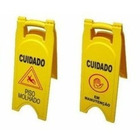 Placa Sinalizadora Piso Molhado, Manutenção, Nao Entre,