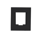 Placa Sistema X 2x2 Preto 2 Módulos Madrid Lexman