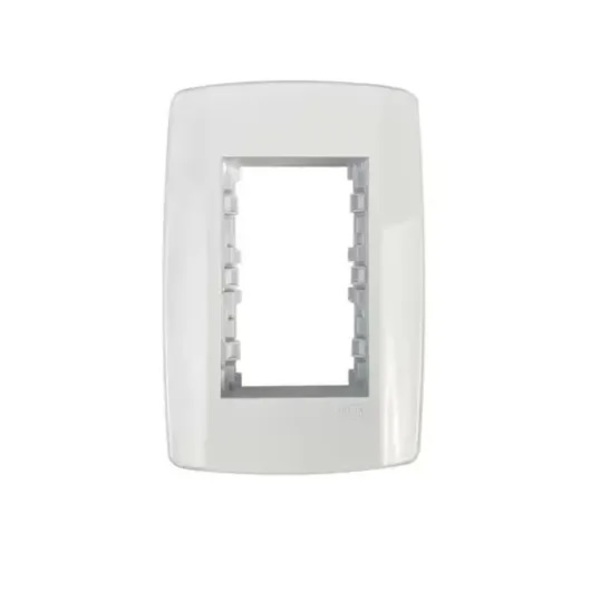 Placa Slim 4x2 3 Modulos C/ Suporte 82100 Ilumi - Unico