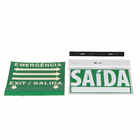 Placa Slim Led "Saída" Polietileno Dupla Face 21,7x38,4cm