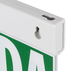 Placa Slim Led "Saída" Polietileno Dupla Face 21,7x38,4cm