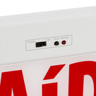 Placa Slim Led "Saída" Polietileno Face Única 21,7x38,4cm