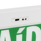 Placa Slim Led "Saída" Polietileno Face Única 21,7x38,4cm