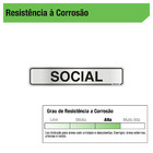 Placa "Social" 5x25cm