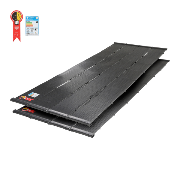 Placa Solar para Piscina 4x1m New Acquapool Ouro Fino
