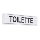 Placa "Toilette" Plástico 5x25cm